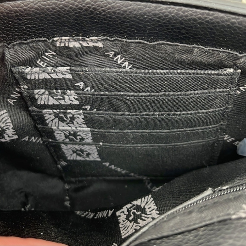 Anne Klein Black Half Dome Crossbody Bag - Picture 3 of 6